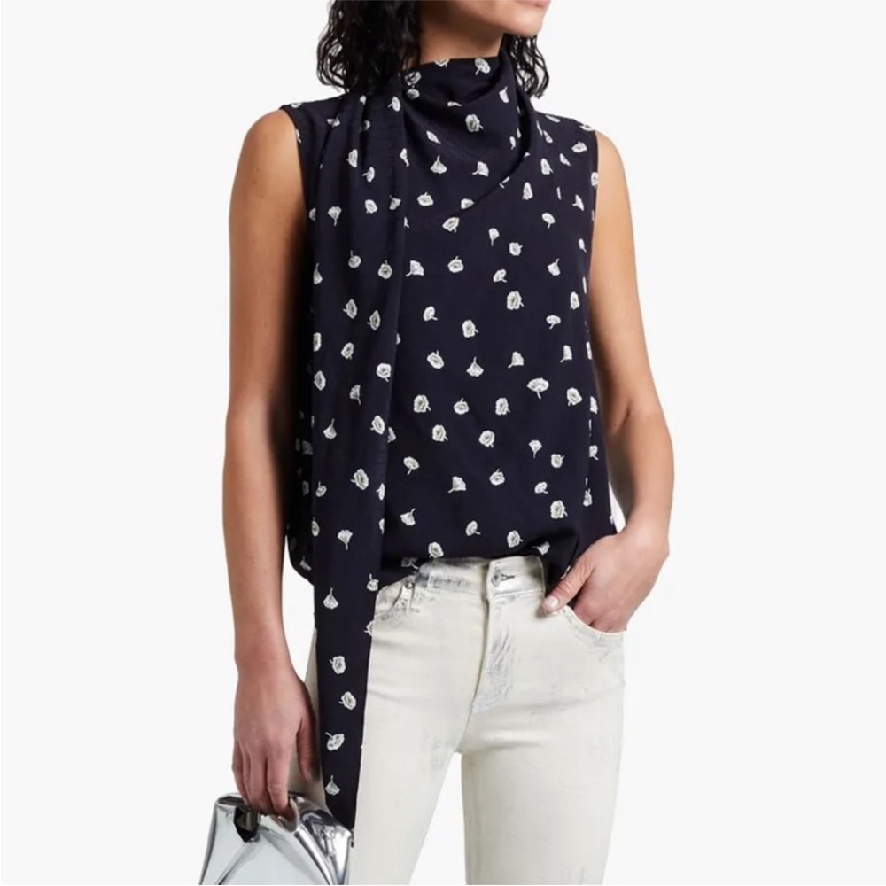 RAG & BONE Halle Asymmetrical
Floral Top XS